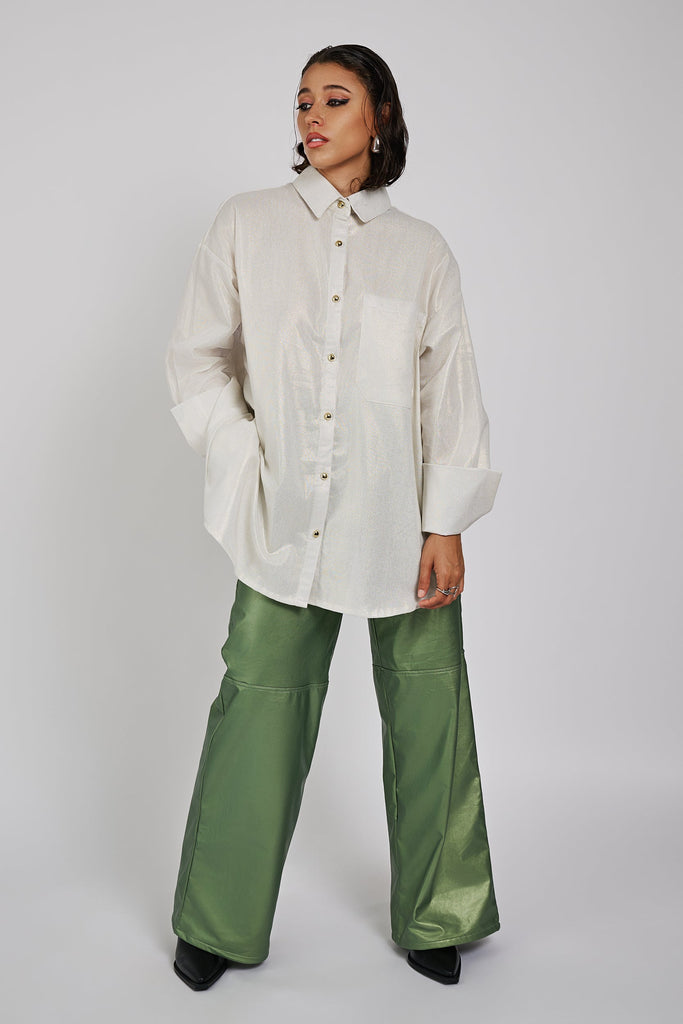 Long Oversized Shirt White