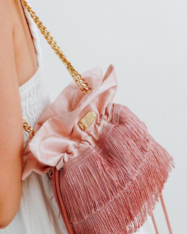 Lotus Fringe Bag