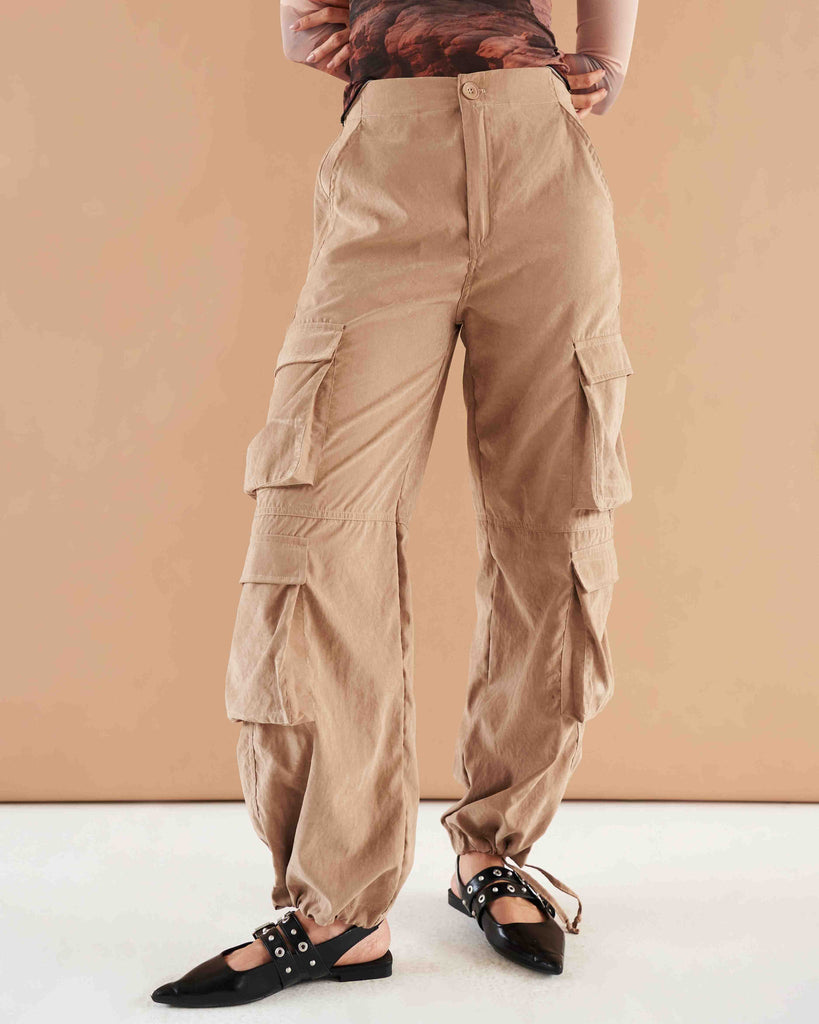 Parachute Pants Brown